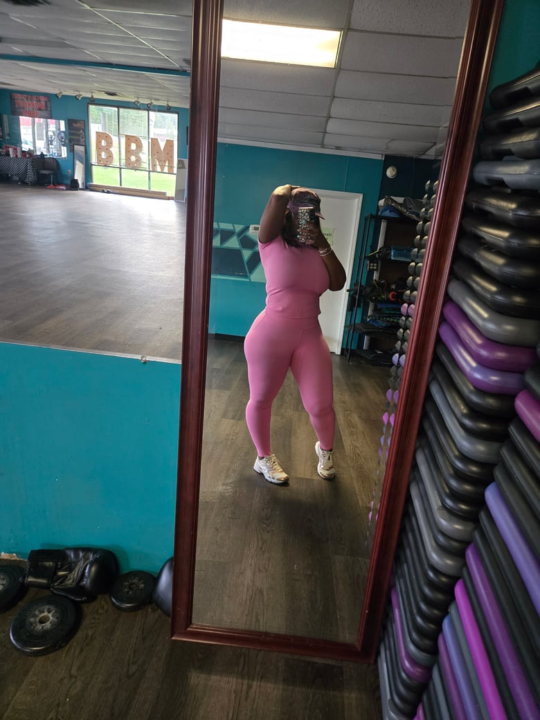 Image of Pink Yoga Set