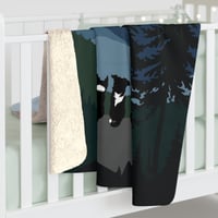 Image 5 of Moon Dogs Lightweight Sherpa Blanket