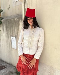 Image 2 of RED RUFFLE SKIRT