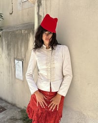 Image 7 of RED RUFFLE SKIRT