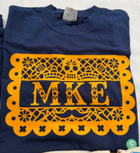Image 1 of MKE Papel Picado w Skull