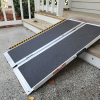 Image 1 of Portable folding wheelchair ramp