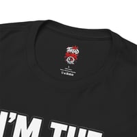 Image 4 of Warning Label Tee — "I’m the Warning Label" Smiley Graphic T-Shirt