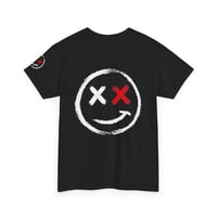 Image 4 of I Don't Chase I Outshine Tee — Smiley Face Graphic Cotton T-Shirt