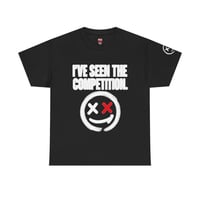 Image 2 of I've Seen the Competition Tee — Grunge Smiley Graphic T‑Shirt