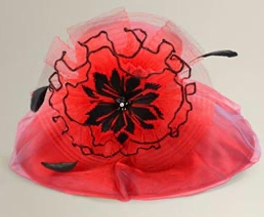 Image of WOMENS FLOWER HAT 