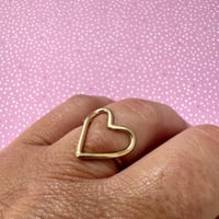 Image 3 of Make a Heart or Circle Sterling Silver or Gold Filled Ring
