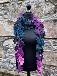 Image 1 of Midnight Leaves Scarf 