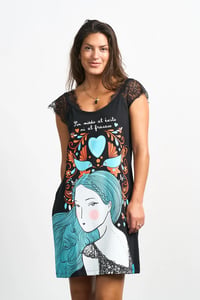 Image 3 of VESTIDO AZUL