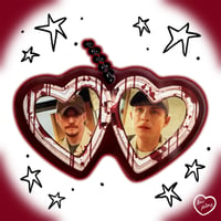 Image 6 of horror heart locket acrylic keychains series 6