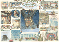 Image 2 of Brambly Hedge Winter Story 1000 Piece Jigsaw Puzzle + Poster
