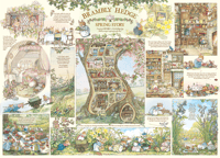 Image 2 of Brambly Hedge Spring Story 1000 Piece Jigsaw Puzzle + Poster