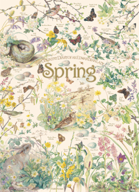 Image 2 of The Country Diary of an Edwardian Lady (Spring) 1000 Piece Jigsaw Puzzle 