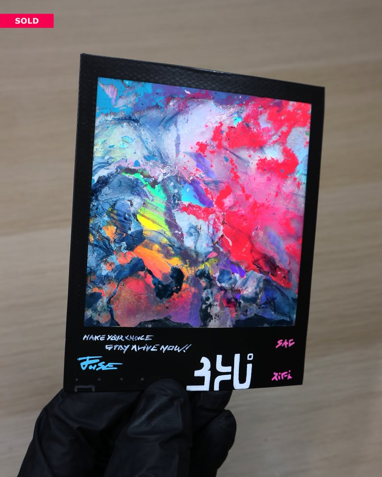Image of HOLOGRAPHIC Polaroid "3FU"