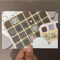 chocolate box print