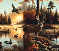 Image 1 of White tail bucks
