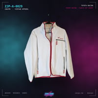 Image 1 of Toyota Pansonic Racing White Fleece Zip Jacket