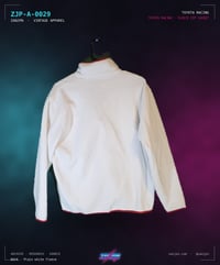 Image 3 of Toyota Pansonic Racing White Fleece Zip Jacket