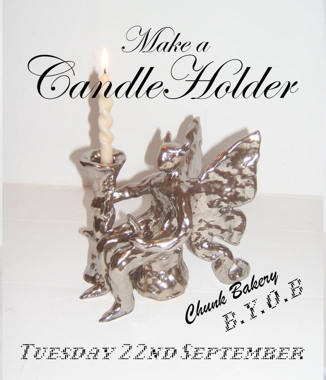 Sculptural Candle Holder Workshop 22/09
