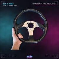 Image 1 of Momo/Personal? Italian-Made Three-Spoke Steering Wheel — Polished Centre