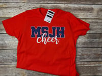Image 1 of MSJH Cheer Glitter Tee