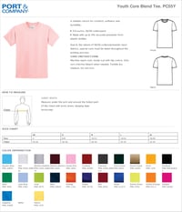 Image 2 of MSJH Cheer Glitter Tee