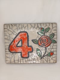 Image 1 of Plaque numéro de rue personnalisée