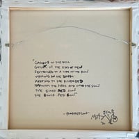 Image 2 of Blood Red Sun Painting  w/Lyrics