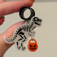 Dino Pumpkin Dangles (sizes 4g-2")