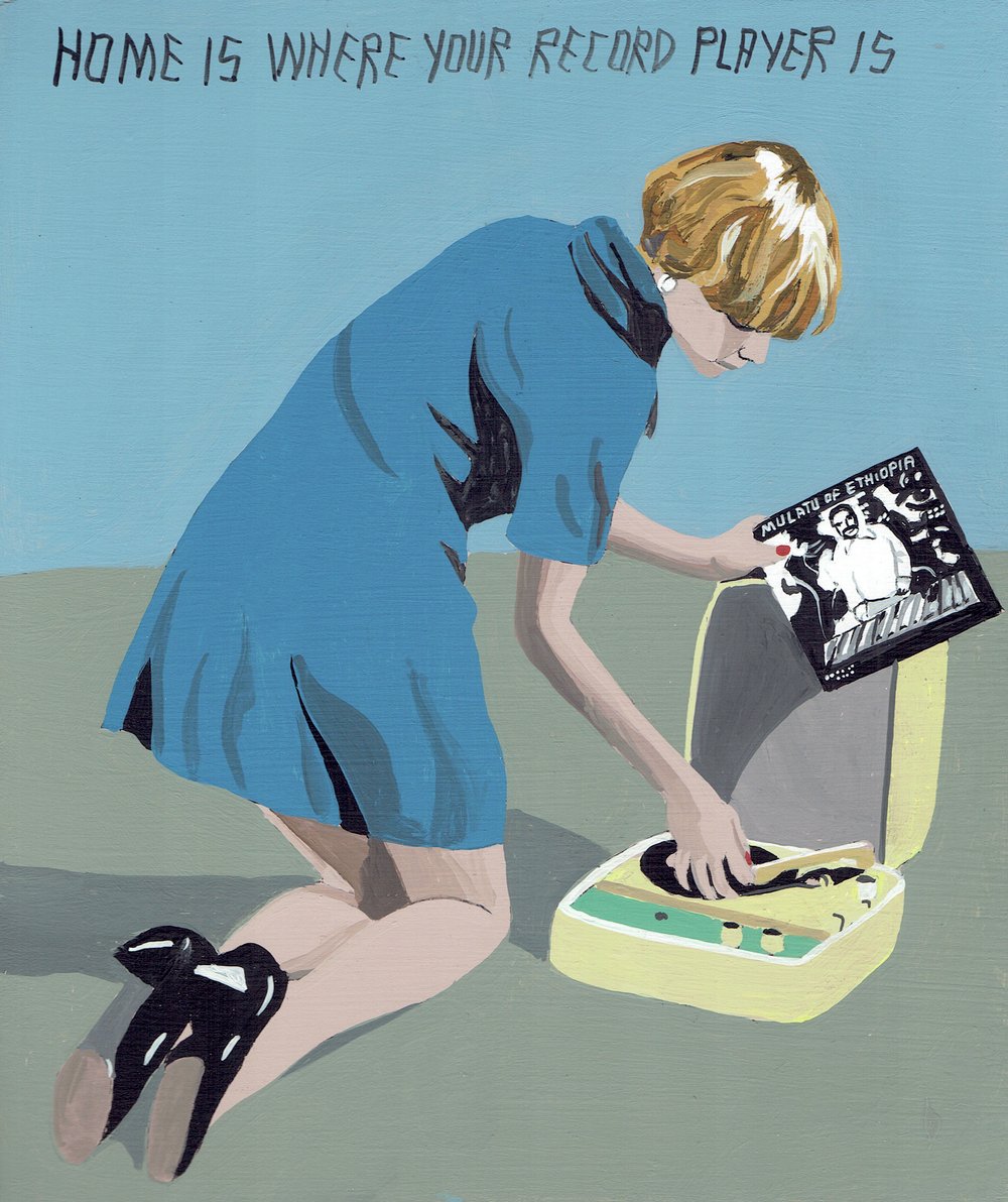 Image of HOME IS WHERE THE RECORD PLAYER IS