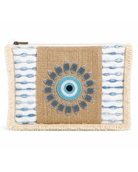 Rhodes Clutch Bag ~ Baby Blue