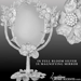 Image of Bloom Silver Mirrored Vanity Set