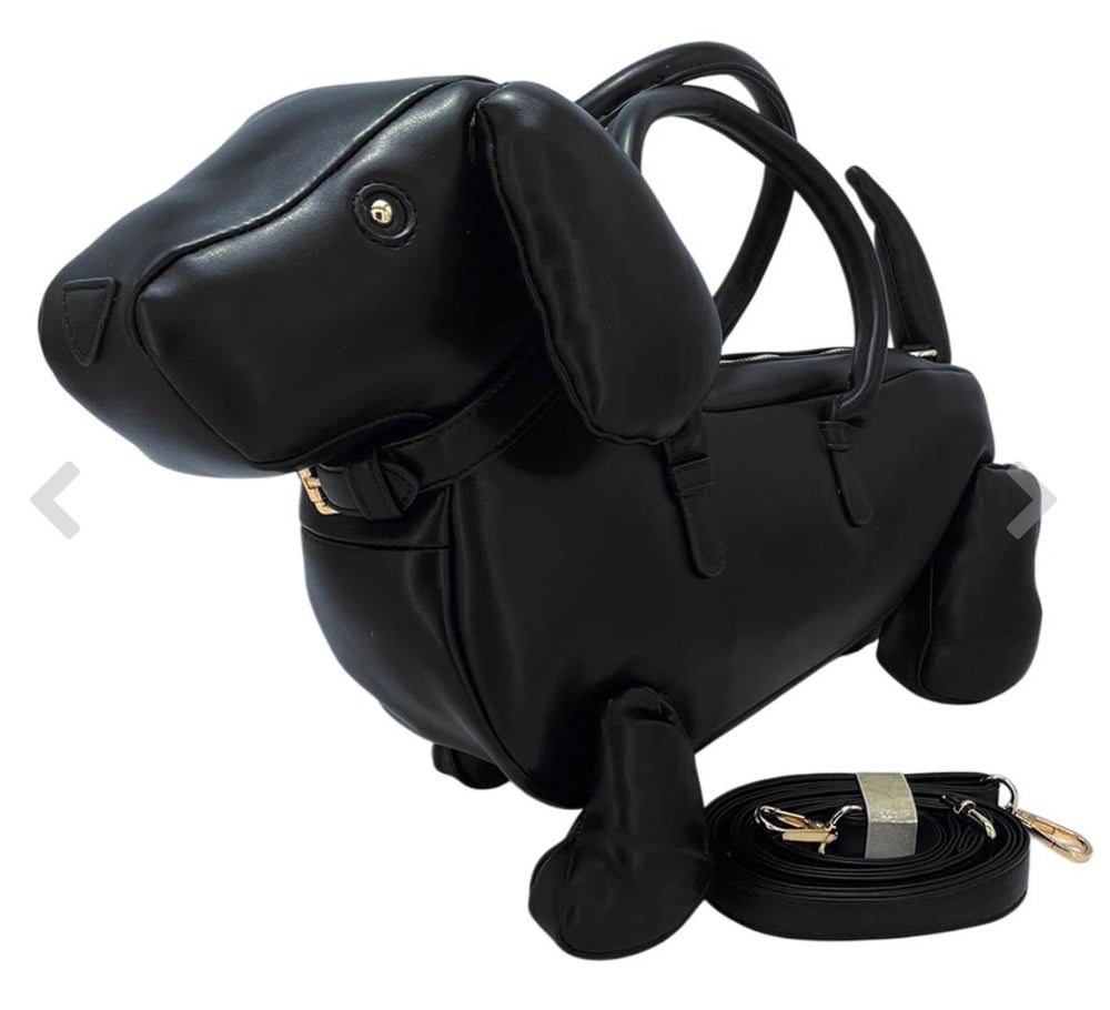 Image of BLACK DOG HANDBAG 