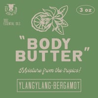 Image 1 of "BODY BUTTER" - Ylang Ylang & Bergamot - 3 oz