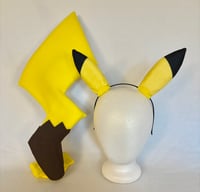 Image 1 of Pikachu Ears and Free-standing tail