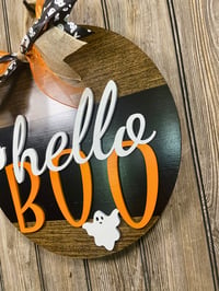 Image 3 of Hello Boo – Multi‑Layer Halloween Door Hanger