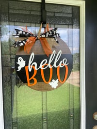 Image 5 of Hello Boo – Multi‑Layer Halloween Door Hanger