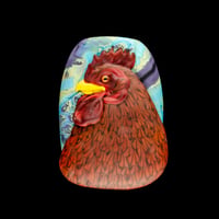 Image 1 of Little Red Hen - Flamework Glass Sculpture Bead