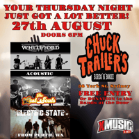 XMUSIC LIVE BAND DONATIONS - CHUCK TRAILERS - AUG 27