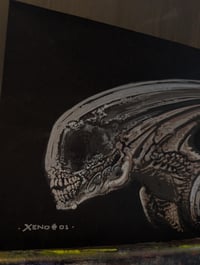 Image 3 of Xeno 01 acrylic sketch