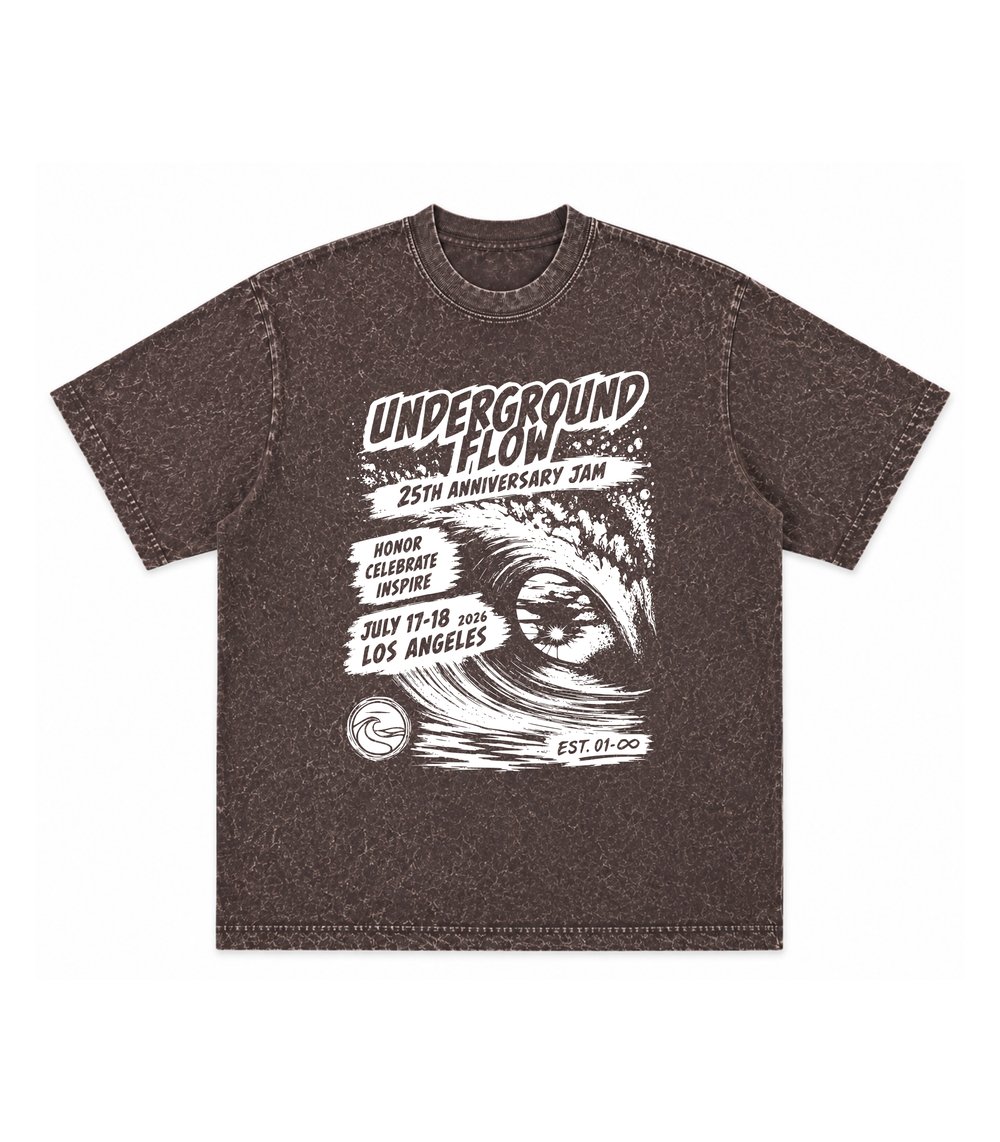 Image of Official UGF 25th Anniversary Jam Tee (PRE-ORDER)
