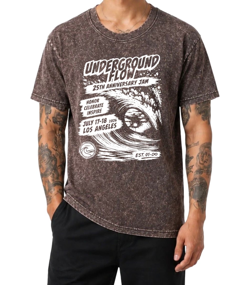 Image of Official UGF 25th Anniversary Jam Tee (PRE-ORDER)