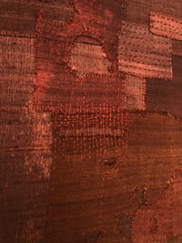 Image 6 of tear and repair (brown/red)