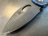 Image 5 of Leafstorm 9 Damasteel Odin's Eye Blade and Ti Grips
