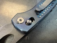 Image 2 of Leafstorm 9 Damasteel Odin's Eye Blade and Ti Grips