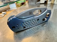 Image 4 of Leafstorm 9 Damasteel Odin's Eye Blade and Ti Grips