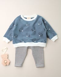Image 5 of Legging Alma · Rayé noir