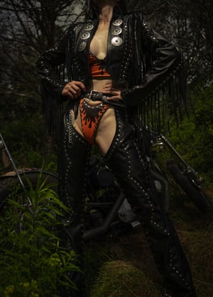 Image of Toxic Vision Spiritchaser black chaps
