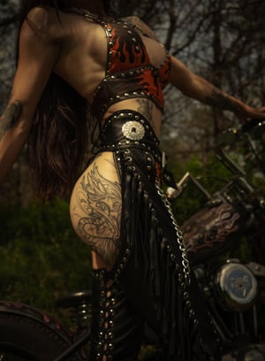 Image of Toxic Vision Spiritchaser black chaps
