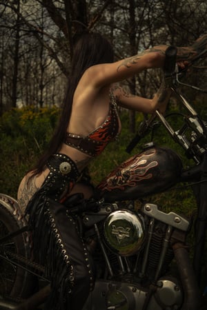 Image of Toxic Vision Spiritchaser black chaps